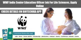 WWF India Senior Education Officer