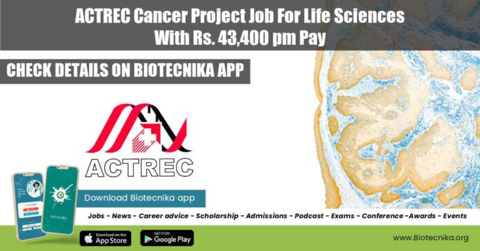 ACTREC Cancer Project Job