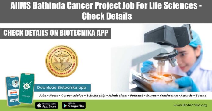 AIIMS Bathinda Project Job
