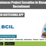 Govt BCIL Life Sciences Project Executive In Biosafety Division Recruitment BCIL Job 2022