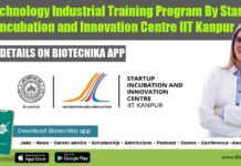 Biotechnology Industrial Training Program