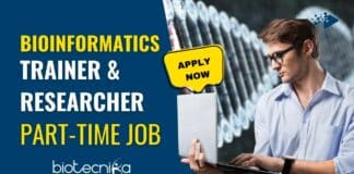 Bioinformatics Trainer Part Time