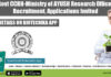 Govt CCRH-Ministry of AYUSH Research Officer Recruitment, Applications Invited CCRH Research Job