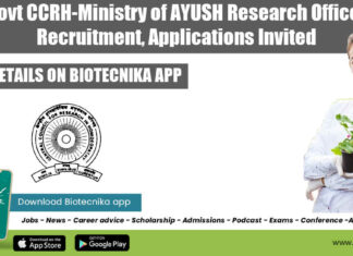 CCRH Research Job