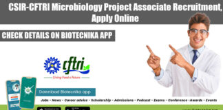 CFTRI Microbiology Job Opening