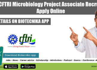 CFTRI Microbiology Job Opening