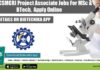 CSIR-CSMCRI Project Associate Jobs For MSc & BTech, Apply Online CSIR-CSMCRI Project Associate Jobs
