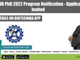 CSIR-IGIB PhD 2022 Program