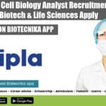 Cipla Cell Biology Analyst