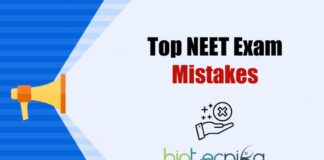 The Major NEET Exam Mistakes To Avoid