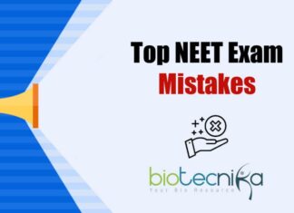 The Major NEET Exam Mistakes To Avoid