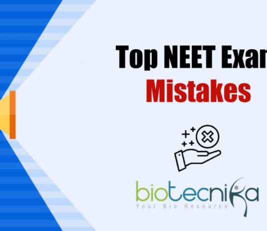 The Major NEET Exam Mistakes To Avoid