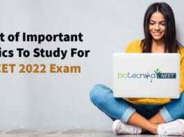 Important Topics For NEET 2022 Exam