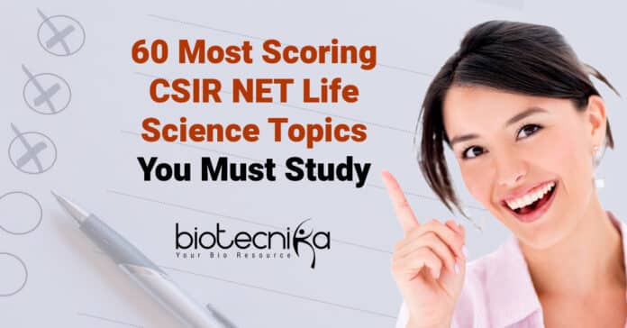 CSIR NET Scoring Topics