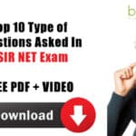Type of CSIR NET Questions Asked