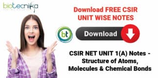 CSIR UNIT 1 Notes by Biotecnika - FREE PDF Download.