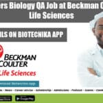 Freshers Biology QA Job