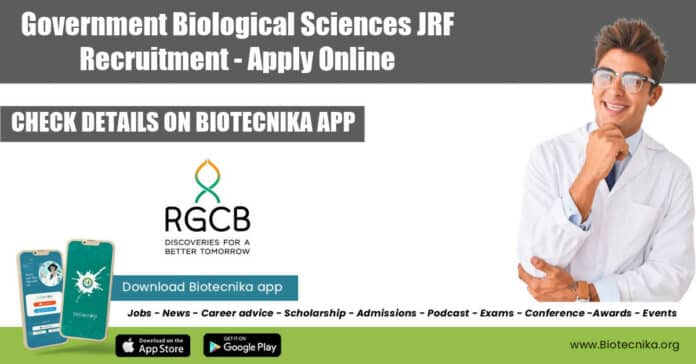 Government Biological Sciences JRF