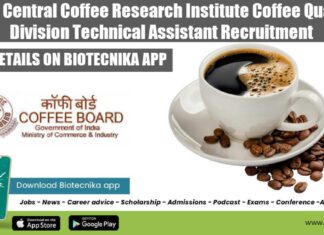 Govt Coffee Research Jobs