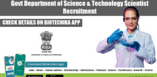 Govt Department of Science