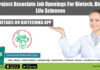IBSD Project Associate Job Openings For Biotech, Biochem, Life Sciences IBSD Project Associate Job
