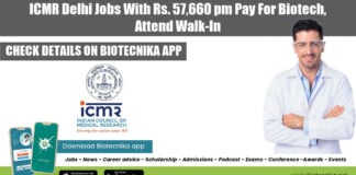 ICMR Delhi Jobs With