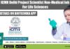 ICMR Delhi Project Scientist