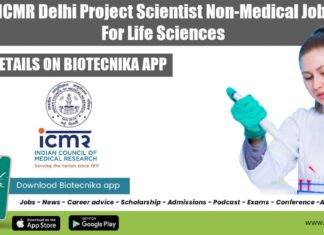 ICMR Delhi Project Scientist