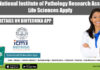 ICMR-National Institute of Pathology Research Associate, Life Sciences Apply ICMR-NIP Research Vacancy 2022