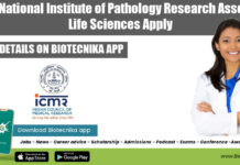 ICMR-National Institute of Pathology Research Associate, Life Sciences Apply ICMR-NIP Research Vacancy 2022