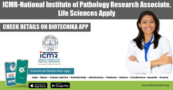 ICMR-NIP Research Vacancy 2022