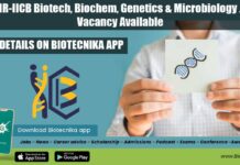 CSIR-IICB Biotech, Biochem, Genetics & Microbiology JRF Vacancy Available IICB Job Latest