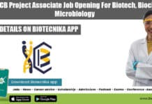 CSIR-IICB Project Associate Job Opening For Biotech, Biochem & Microbiology IICB Job Opening 2022