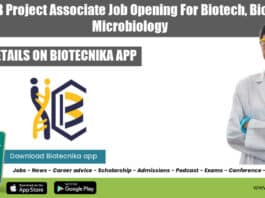 CSIR-IICB Project Associate Job Opening For Biotech, Biochem & Microbiology IICB Job Opening 2022
