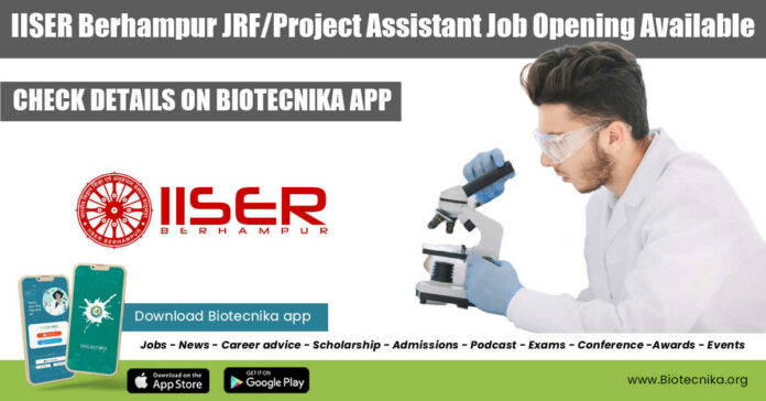 IISER Berhampur JRF