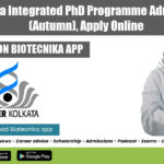 IISER Kolkata Integrated PhD
