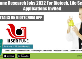 IISER Pune Research Jobs