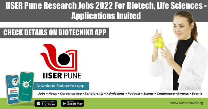 IISER Pune Research Jobs