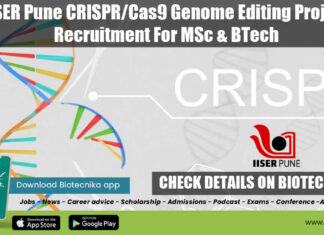 IISER Pune Vacancy 2022