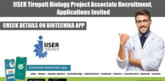 IISER Tirupati Biology Project