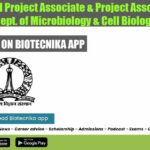 IISc Project Jobs 2022