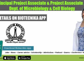 IISc Project Jobs 2022