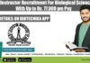 IISc Instructor Recruitment For Biological Sciences With Up to Rs. 77,000 pm Pay IISc Teaching Jobs