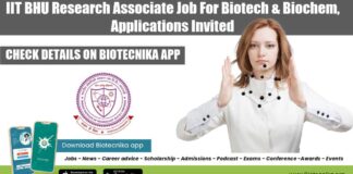 IIT BHU Research Associate