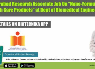 IIT Hyderabad Research Associate Job