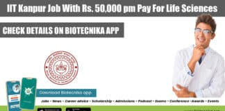 IIT Kanpur Job