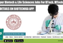 IIT Kanpur Biotech & Life Sciences Jobs For BTech, MTech – Apply IIT Kanpur Vacancy 2022