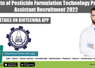 IPFT Project Job Opening