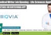 IQVIA Medical Writer Job Opening – Life Sciences Apply Online IQVIA Medical Writer Job