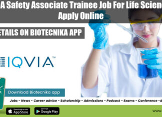 IQVIA Safety Associate Trainee